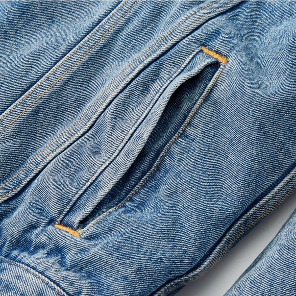 Flint & Tinder Type 3 Sherpa-Lined Trucker Jacket / Small - Picture 8 of 16